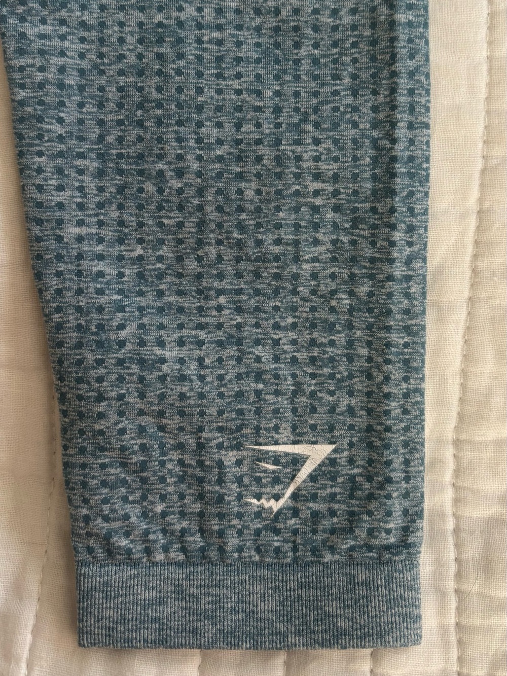 Gymshark Vital Seamless 2.0 Leggings Blue Gray Marl Size Small - Picture 7 of 13